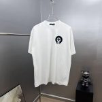Horseshoe cross print short-sleeved T-shirt, unisex, loose and casual, street fashion brand style