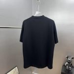 Anagram logo embroidered short-sleeved T-shirt, unisex, loose and casual, simple and versatile - Image 5
