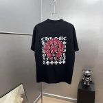 Horseshoe cross print short-sleeved T-shirt, unisex, loose and casual, street fashion brand style - Image 5