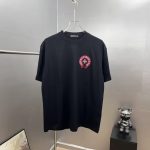 Horseshoe cross print short-sleeved T-shirt, unisex, loose and casual, street fashion brand style - Image 2