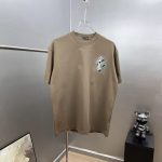 Cross print short-sleeved T-shirt, unisex, loose and casual, street fashion brand - Image 2