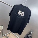 Minimalist side small logo T-shirt, loose drop-shoulder silhouette, high street style, unisex - Image 5