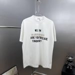 Fun slogan printed short-sleeved T-shirt, unisex, loose and casual, fashionable and trendy style